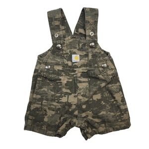 Carhartt Overalls 3M‎ Green Camo Camouflage Baby Infant 3 Months